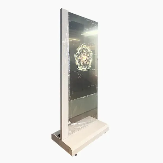 Double Transparent Display LCD Display Video 43 Inch Floor Standing Double Sided Transparent LCD Screen