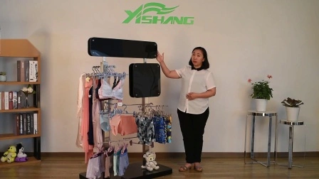 Expositor de loja de rack de roupas personalizado, display para loja de roupas, móveis para loja de roupas