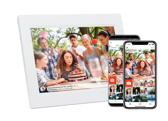 10,1 polegadas HD Android WiFi Digital Photo Video Playback Touch Screen Smart Photo Cloud Frame