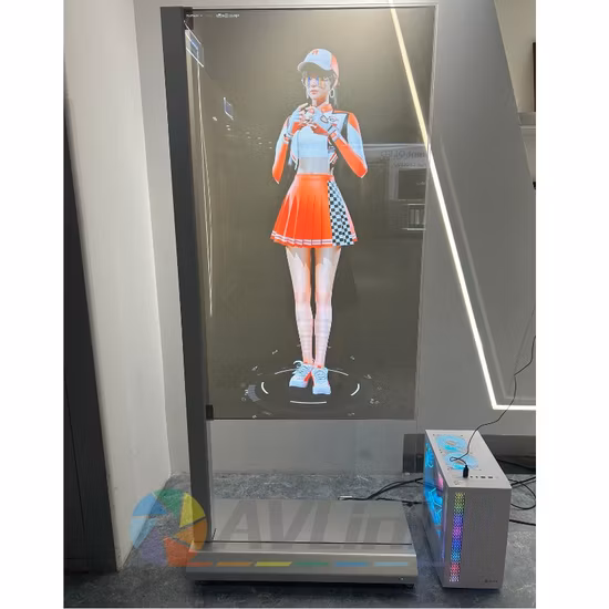 OLED transparente alto