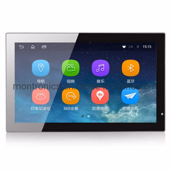 Mini porta-retratos digital preto de 18,5 polegadas com reprodução de loop de vídeo musical