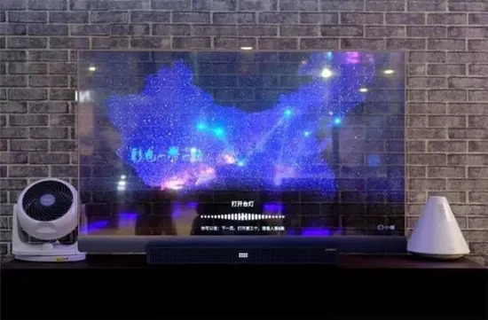 Fábrica barata de sinalização digital com tela de toque transparente OLED